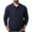 Navy, variant on Wancir Men's Cardigan Sweater Casual Chunky Knit Pocket Lapel Collar Button Down Long Sleeve Sweater Fall Winter 2024