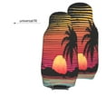 thumbnail image 6 of KAKALAD Retro Sunset Beach 2 Car Accessories Seat Covers Set Vehicle Seat Covers Universal Front Seats Protector 2 Pcs, 6 of 9