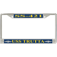 thumbnail image 1 of USS Trutta SS-421 License Plate Frame, 1 of 1