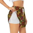 thumbnail image 2 of Disketp Sunflower Print Women's Shorts Workout Shorts for Athletic Gym Running Shorts with Phone Pockets Large, 2 of 8