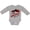 AC-Heather Grey, variant on My Great Aunt Loves Me with Cute Ladybugs Boys or Girls Long Sleeve Baby Bodysuit