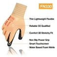 thumbnail image 5 of DEXFIT FN330 Orange Multipurpose Nitrile Coated Work Gloves (Firm Grip, Durable, X-Small) - 3 Pairs, 5 of 6