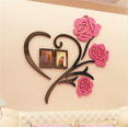 thumbnail image 1 of Family Photo Frame,Collage,Love, 3D Sticker, Wall Decoration,Sticker with two photo frames, for bed, living room, home decorations with two photo frames (10n), 1 of 5