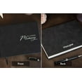 thumbnail image 7 of MUUJEE In Loving Memory Funeral Guestbook w/Pen & Box (Design 1) - Celebration of Life Wake Memorial Service Registry Book for Guest Signing, 120 lined Pages, Silver Embossed, Black Hardcover, 7"x9.5, 7 of 7