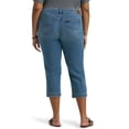thumbnail image 4 of Lee® Women's Plus Mid Rise Capri, Sizes 16W-26W, 4 of 7