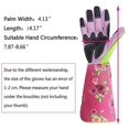 thumbnail image 3 of Guantes protectores de codo a prueba de espinas para mujer, guantelete de jardín con mangas largas, guantes largos de jardinería para mujer Adepaton  XM111, 3 of 6