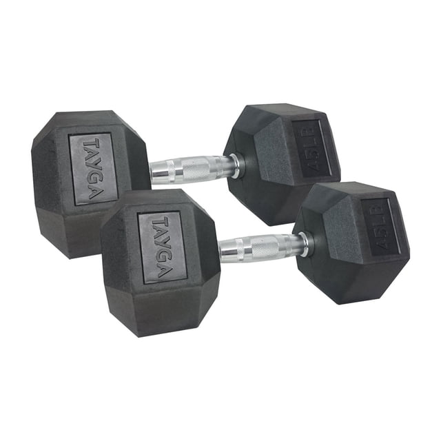 Par Mancuernas Hexagonales Tayga 45 Lb