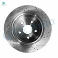 thumbnail image 4 of Set of 4 Front 360mm-Rear 352mm Drilled Slotted Brake Disc Rotors For 2012 RAM 1500, 4 of 8