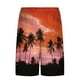thumbnail image 3 of Pantalones Cortos para Hombre Cintura Elástica con Bolsillos, Forro de Impresión de Moda Casual para la Playa, Al Aire Libre Y el Uso Diario, 3 of 6