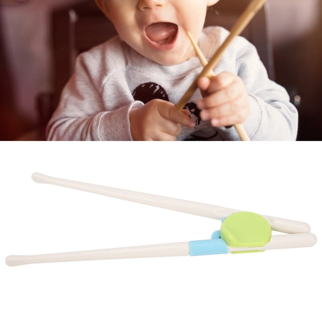 Kids Chopsticks Helper, Easy Cleaning Learning Chopstick Helper for Children for Chopsticks Training for Chopsticks Learning Green,Red