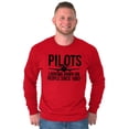 thumbnail image 5 of Looking Down On People 1903 Pilot Long Sleeve TShirt Men Women Brisco Brands L, 5 of 6