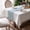 Blue, variant on ICEANT 58×86 inch European Design Tablecloth with Tassel, Wrinkle Free Waterproof Polyester Table Cover, Rectangle Washable Tablecloth for Kitchen, Living Room, Outdoor Party, Green