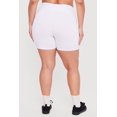 thumbnail image 4 of Women's Plus Size Trendy High Waisted Biker Shorts, 4 of 4