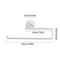 thumbnail image 3 of RuiJiao Clearance Wall Mounted Kitchen Tissue Rack Lazy Cloth Cabinet Non Perforated Roll Paper Hanger Can Be Used For Suction Cup Installation In Bathroom And Kitchen, 3 of 6