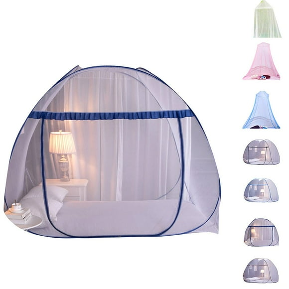 Foldable Three Door Mongolian Yurt Mosquito Net mosquito net Dome Mosquito Net Ceiling Hanging Bedroom Double Bed Canopy