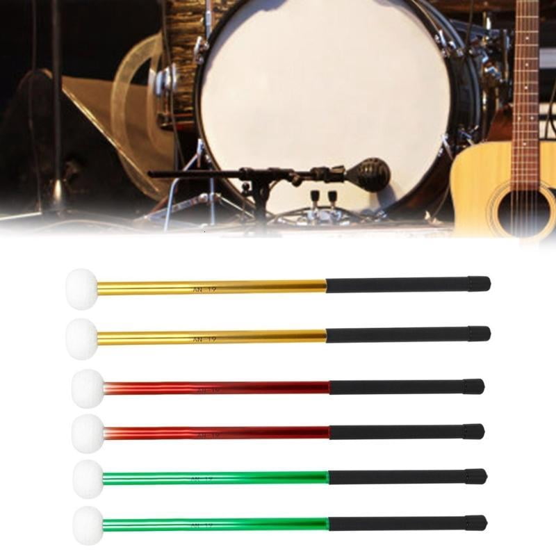 CEORPER Mallet Hammer Stick Mallet Rods Alloys Handle Drum Hammer Cymbal Drum Mallet