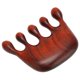 thumbnail image 5 of Peine de dientes anchos de madera, peine de masaje de madera de sándalo, agarre cómodo, portátil para viajes Para Beleza Ecomeon no, 5 of 6