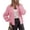 Pink, variant on Zeagoo Cardigan Sweaters for Women Long Sleeve Chunky Knit Cardigan CEW Neck Button Down Fall Fashion