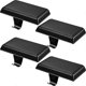 thumbnail image 1 of 4-Pack Black Christmas Stocking Hooks - Festive Fireplace Hangers for Holiday Stockings Edition, 1 of 5