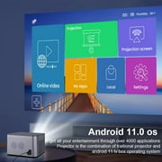 Magcubic HY350 Pro Android 11 4K Smart Projector, 580 ANSI, WiFi6 & BT5.0, Voice Control Home Cinema