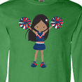 thumbnail image 4 of Inktastic African American Girl, Cheerleaders, Cheerleading Long Sleeve T-Shirt, 4 of 5