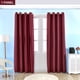 thumbnail image 3 of Cortinas opacas con arandela sólida con aislamiento térmico Irfora Vino rojo, 3 of 7