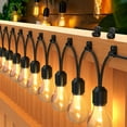 thumbnail image 2 of Outdoor String Lights Hangers, Christmas Light Clips, Lights Hanger Hooks for Hanging Christmas Light, Fairy Lights, Outdoor Patio Lights, 38 Pack, Black, 2 of 7