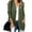Army green, variant on Womens Long Sleeve Casual Lightweight Loose Open Front Cardigan Knit Sweaters Coat with Pockets