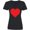 AB-Black, variant on Inktastic Red Heart Women's V-Neck T-Shirt