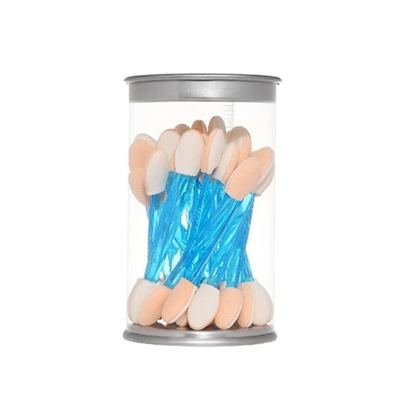 Vadktai Disposable Dual Sides Eye Shadow Sponge Applicator Eyeshadow Brushes Makeup Brush (25PCS)