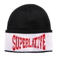 thumbnail image 1 of WeSC Mens Superlative Beanie Hat, Black, One Size, 1 of 1
