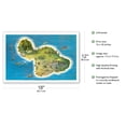 thumbnail image 2 of The Island of Maui Hawaii - Vintage Pictorial Map by Ray Lanterman c.1962 - Master Art Print (Unframed) 12in x 18in, 2 of 4