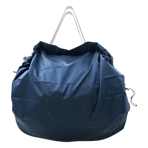 Bolso de compras cuadrado plegable de protección ambiental de gran capacidad de doble cara Wmkox8yii HFSH150