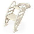 thumbnail image 1 of Dolu Nuve Potty Toilet Training Seat w/ Adjustable Ladder for Kids, Relax Beige, 1 of 6
