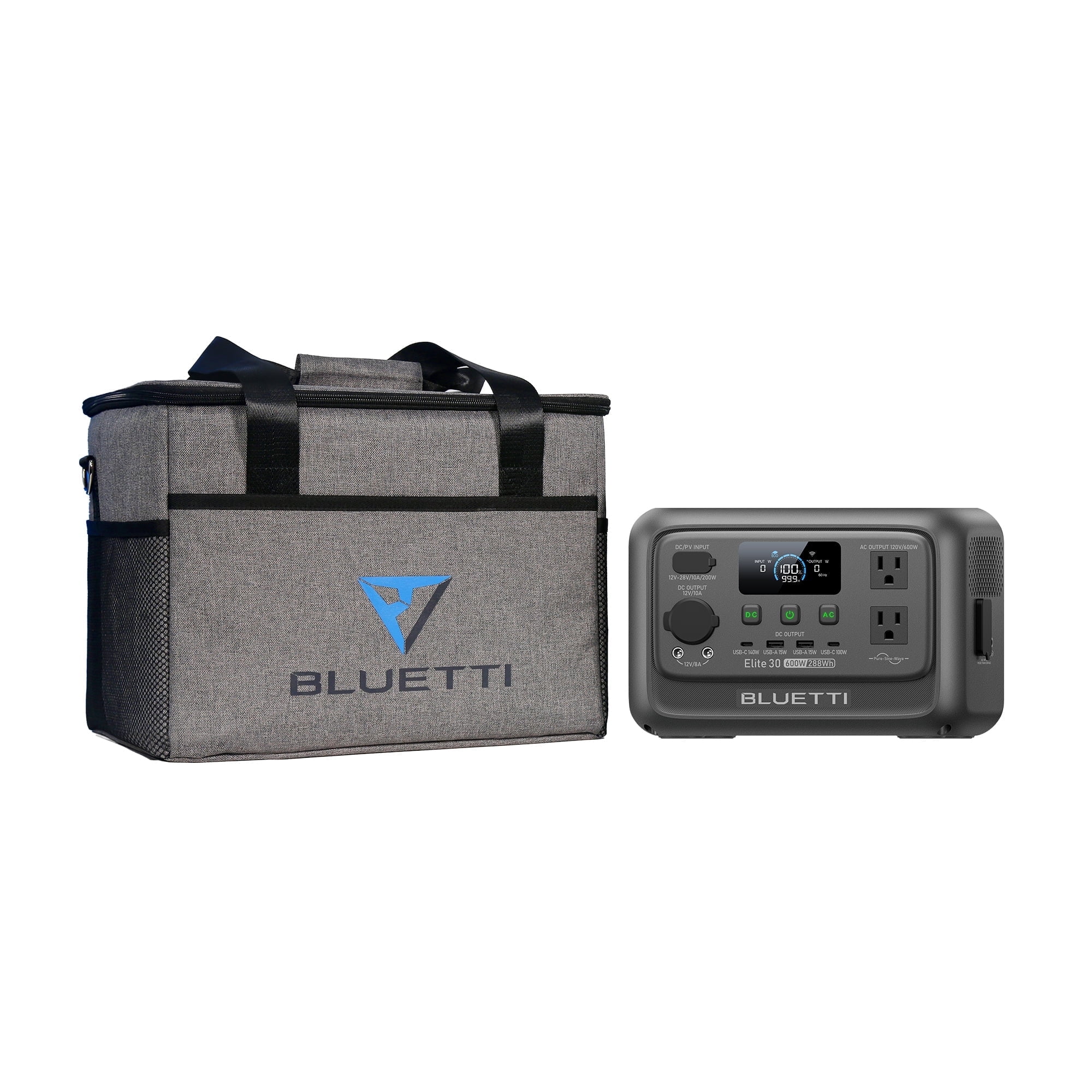 Bluetti PS54 700W Solar Generator, 537Wh LiFePO4 Portable