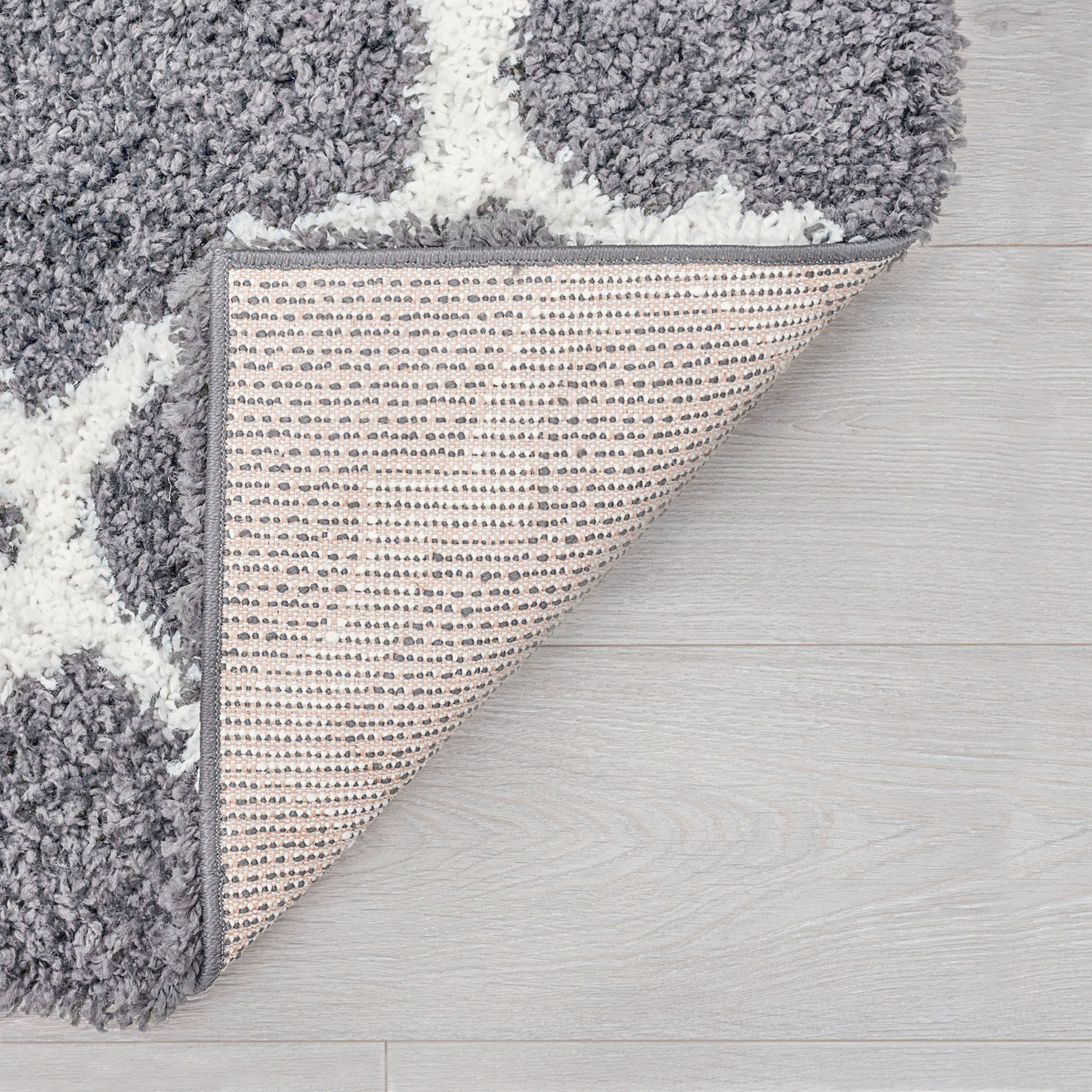 2x8 Modern Silver Runner Rugs for Hallway | Indoor Entry, Entryway, Walkway or Kitchen Rug 2'3'' x 7'3''