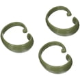 thumbnail image 2 of Crochets de Rideau de Douche en Plastique Type "C" Sauge, Ensemble de 12, 2 of 2