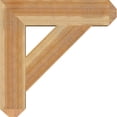 thumbnail image 3 of Ekena Millwork 6"W x 28"D x 28"H Traditional Craftsman Rough Sawn Bracket, Western Red Cedar, 3 of 13
