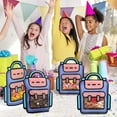 thumbnail image 3 of LZLINGMEI 30PCS Plastic Gift Bags with Handles, Cartoon Backpack Bags for Party, Wedding, Birthday,Bulk Goodie Bags for Candy, Party Favors, Snacks, 3 of 12