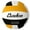 Black/Yellow/White, variant on Lexum Microfiber Volleyball NFHS Stamped