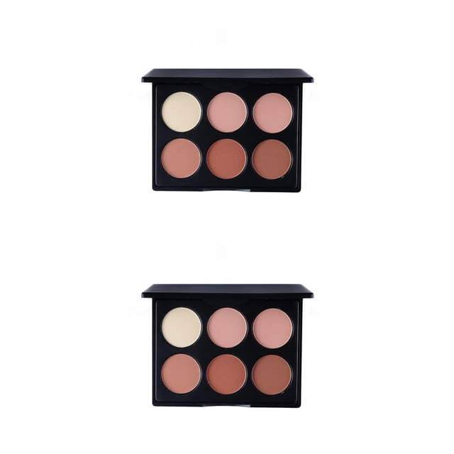 pitrice Face Kit Handily Wear for Beginners Concealer Exquisite Black Circles Highlighter Step-by-step Cream Palette Type 2 2Set