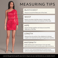 thumbnail image 5 of David’s Bridal, The Edit by DB Studio Women's Formal One-Shoulder Long-Sleeve Glitter Mini Dress, Short, Novelty, 5 of 7