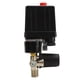 thumbnail image 4 of Interruptor de control de presión Medidores de regulador dual Unión Válvula de bola Accesorios para compresores de aire 0‑180PSI, 4 of 5
