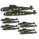 thumbnail image 2 of BRIGHTFUFU 12 Uds. Modelos de submarinos militares simulados juguetes mesa de arena submarinos de paisajismo, 2 of 7