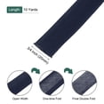 thumbnail image 2 of Uxcell 3/4 Inch Double Fold Bias Tape Polyester Continuous Bulk Bias Tape for Sewing Seaming Quilting Hemming Binding Crafts (Navy Blue 10 Yards), 2 of 7