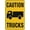Warning Sign 1, variant on Caution Tripping Hazard Watch Your Step Sign 12 x 8 Inches - Rust-Free Aluminum, Pre-Drilled Holes, Weather Resistant, Fits House, Office, Business, Yard