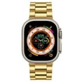 thumbnail image 4 of Dwitch for Apple Watch Band 49mm 45mm 44mm 42mm,Stainless Steel Metal iWatch Band Case for Apple iWatch Ultra 2/1 Series 9 8 7 SE/6 5 4 3 2 1 Men and Women,Gold, 4 of 7