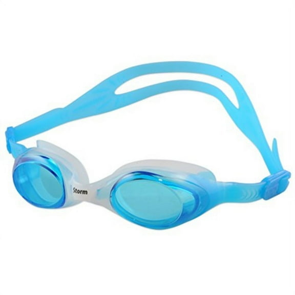 storm accessories puffer kids swim goggles, blue