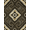 Black Ivory Gold, Pattern 10, variant on Design&I 8'x10' Washable Area Rug Snag-Free Large Under Fluid Asymmetrical Shape Minimalist Inspired Abstract for Dining Room, Office, Lounge