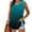 48#Navy, variant on Women's Sleeveless V Neck Tank Tops Gradient Summer Trendy Causal Loose Fit Workout Athletic Yoga Shirts Light Blue,Size XL